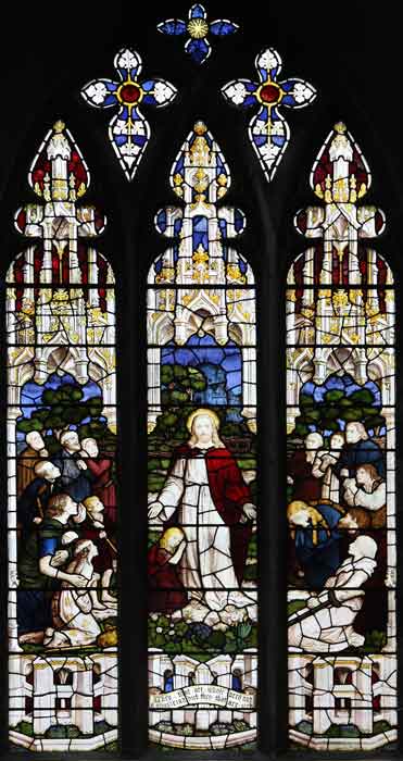 North Transept west window 1 of Norwich /anglican Cathedral