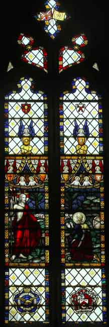 St Saviours Chapel Apse left window of Norwich Anglican Cathedral