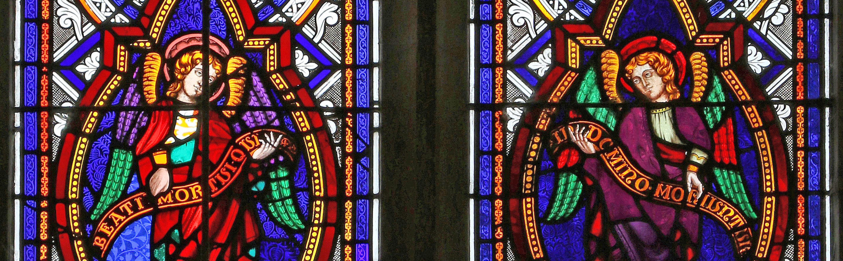 Details from East Window of Dunston St Remigius