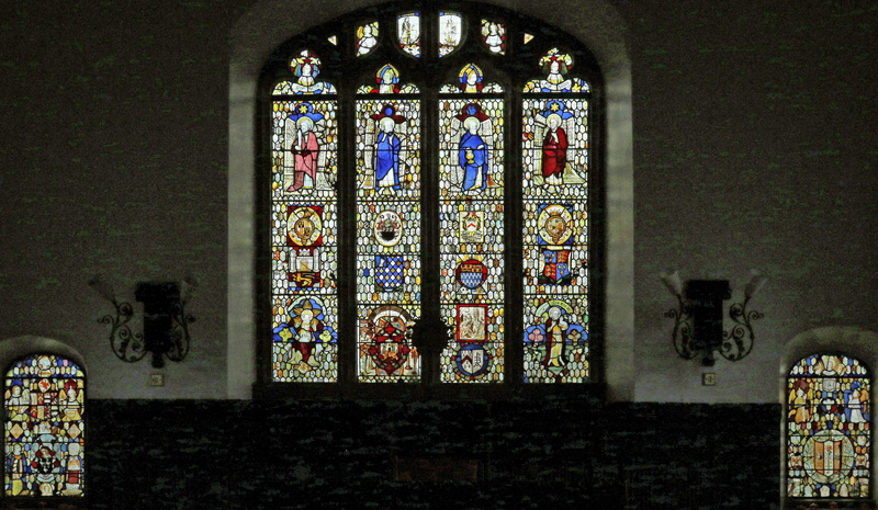 East wall of Council Chamber of Norwich Guild Hall