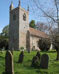 Exterior view of st Peter Ketteringham norfolk