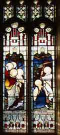 South Chancel window 1 of St Mary Magdalen Mulbarton Norfolk