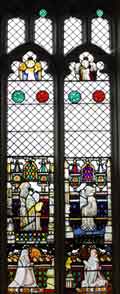 South Chancel window 2 of St Mary Magdalen Mulbarton Norfolk