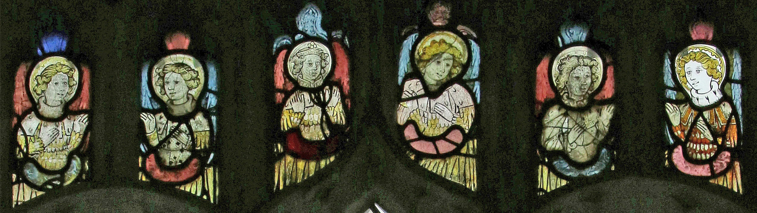Details from East Window of South Creake St Mary