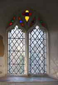 Porch window - St John de Sepulchre, Norwich