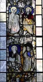 4 panels of saints from St. Peter Hungate