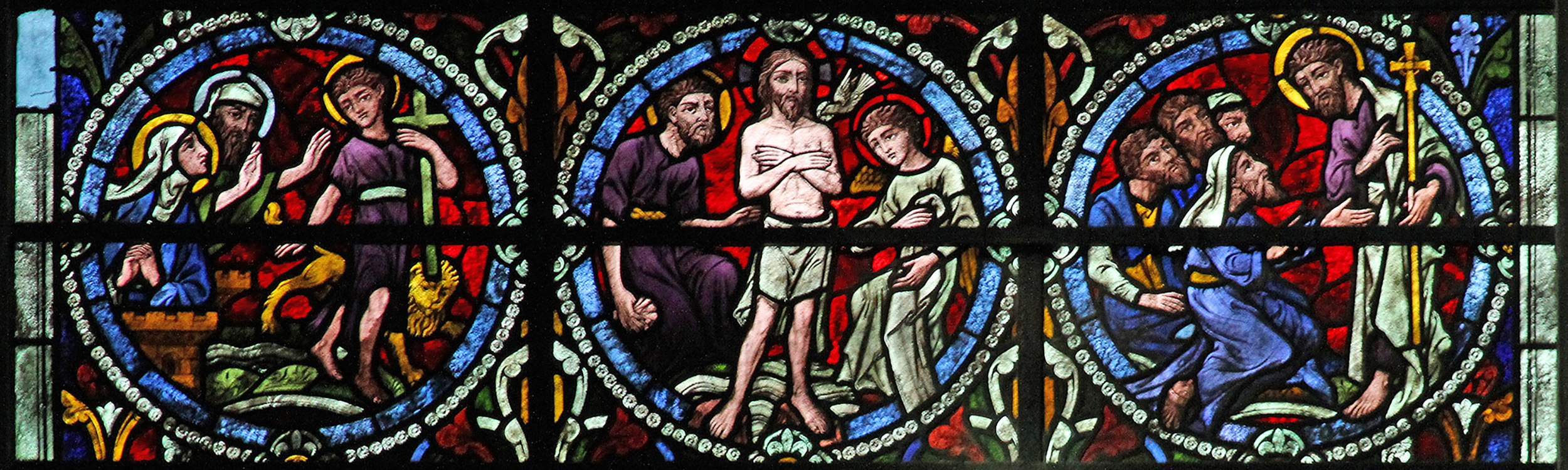 St John RC glass