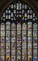 St Peter Mancroft Norwich East window of medieval stained glass